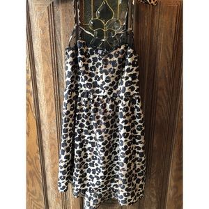 Leopard High Low Dress